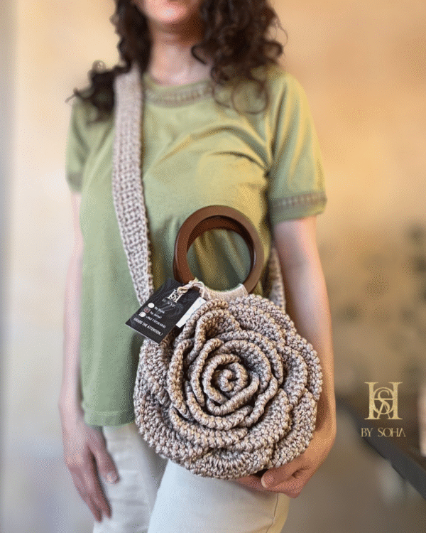 ⁦Flower Bag حقيبة الوردة⁩ - الصورة ⁦3⁩