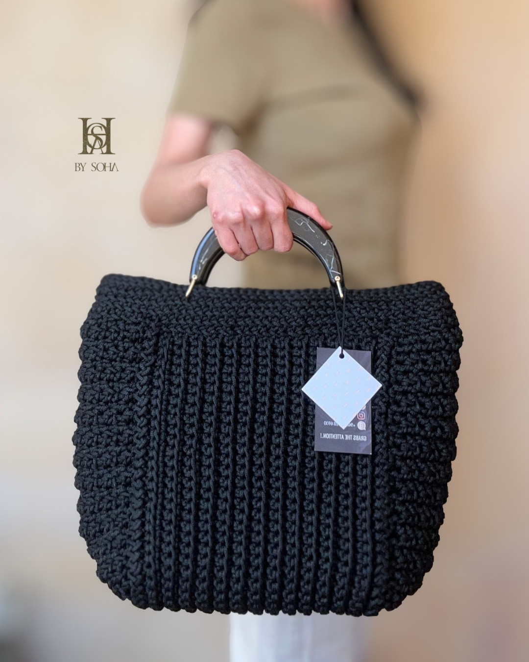 Noir Tote | Large Size