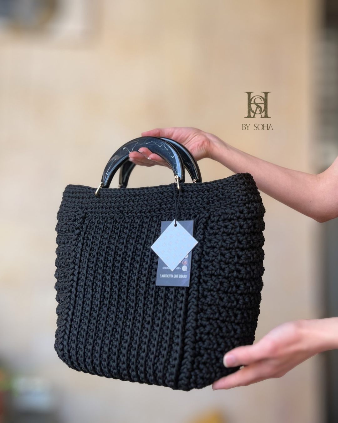 Noir Tote | Large Size - Image 3
